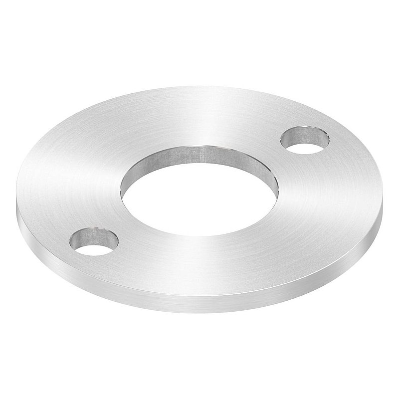 Ankerplatte Ø 100x6mm, mit Rundschliff, V2A