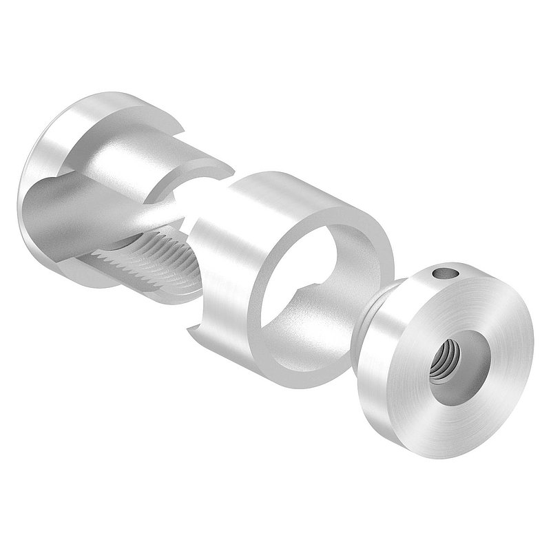 Brenk, support de base pour barreaux Ø 14mm, V2A