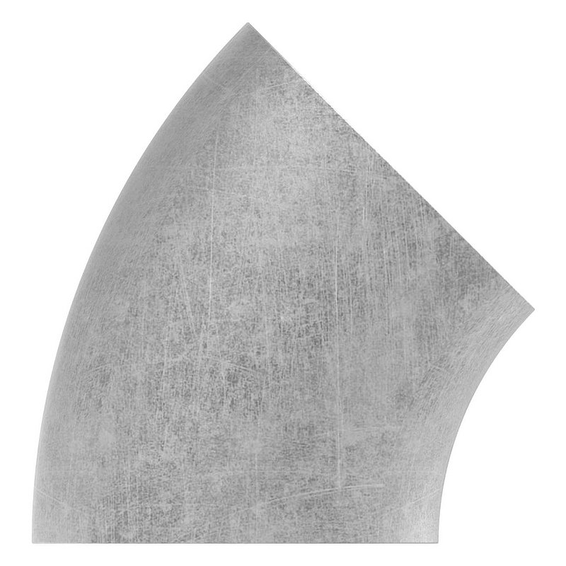 Coude à souder 45°, 21,3 x 2,0mm, 3D
