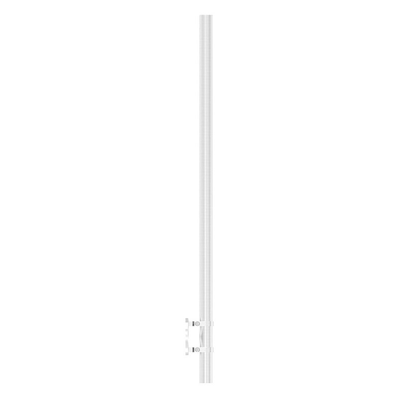 Stainless steel post AISI304 for wall mounting, H: 1190mm
