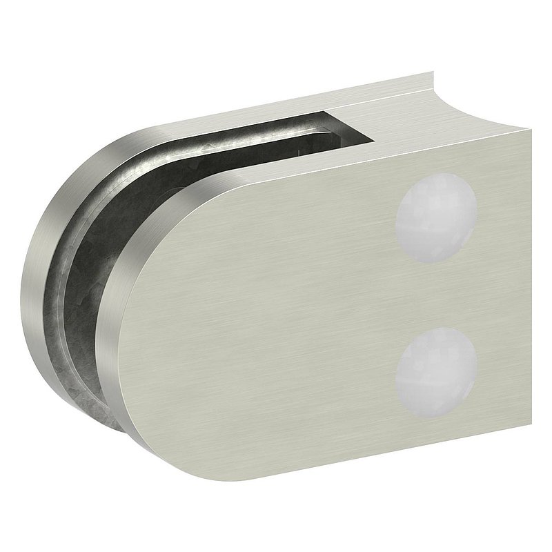 Glasklemme Mod. 12, Anschluss: 42,4mm, VA-Effekt