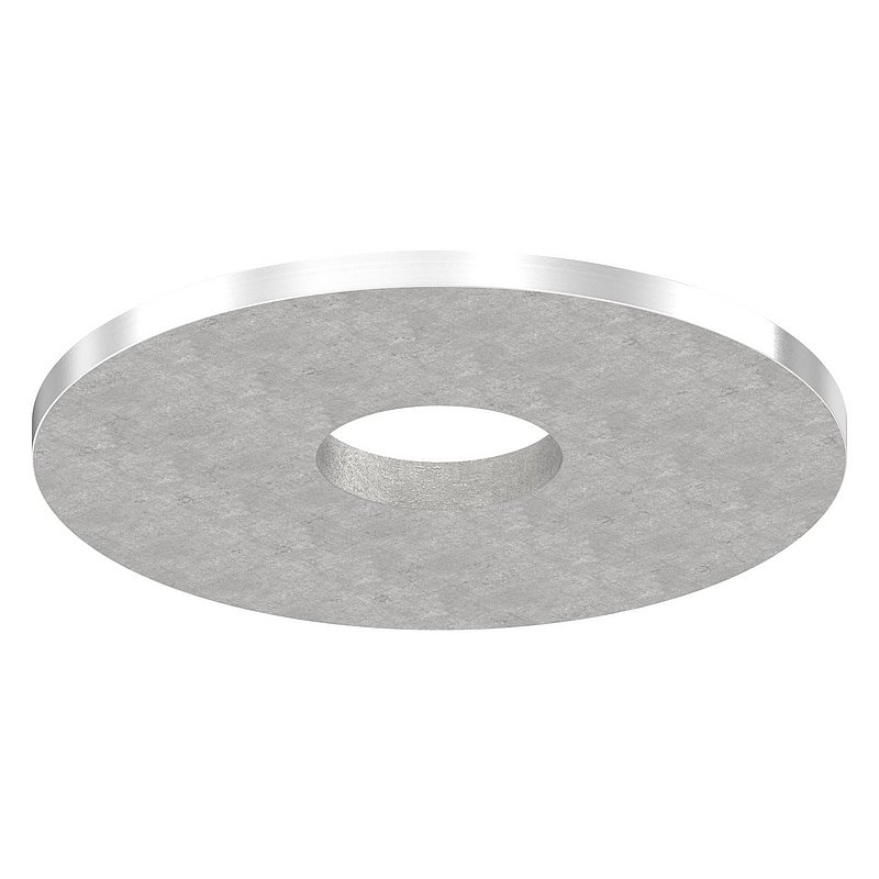 Adapterplatte Ø 60mm für Rohr 42,4 x 2,0-2,5mm, V2A