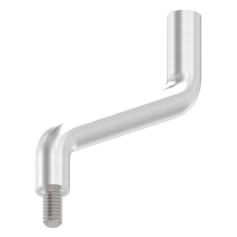Étrier Ø 14mm, 2x courbé à 30°, V2A
