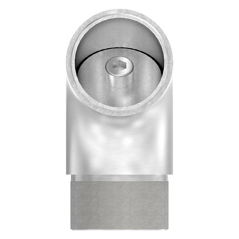 Tube coudé à 90°, réglable, pour tube Ø 48,3x2,0mm, V2A