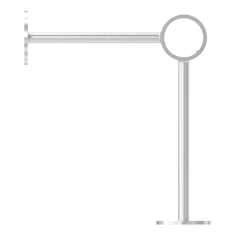 Footrail support, for tube 42.4 mm, AISI304