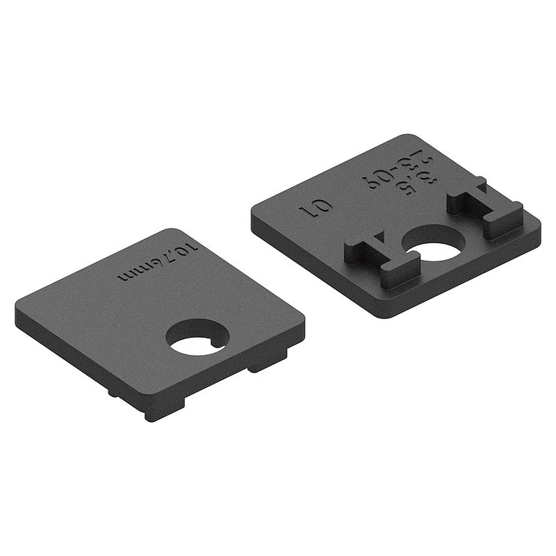 1 Paar Gummi für Mod. 36, für VSG-Glas 10,76mm