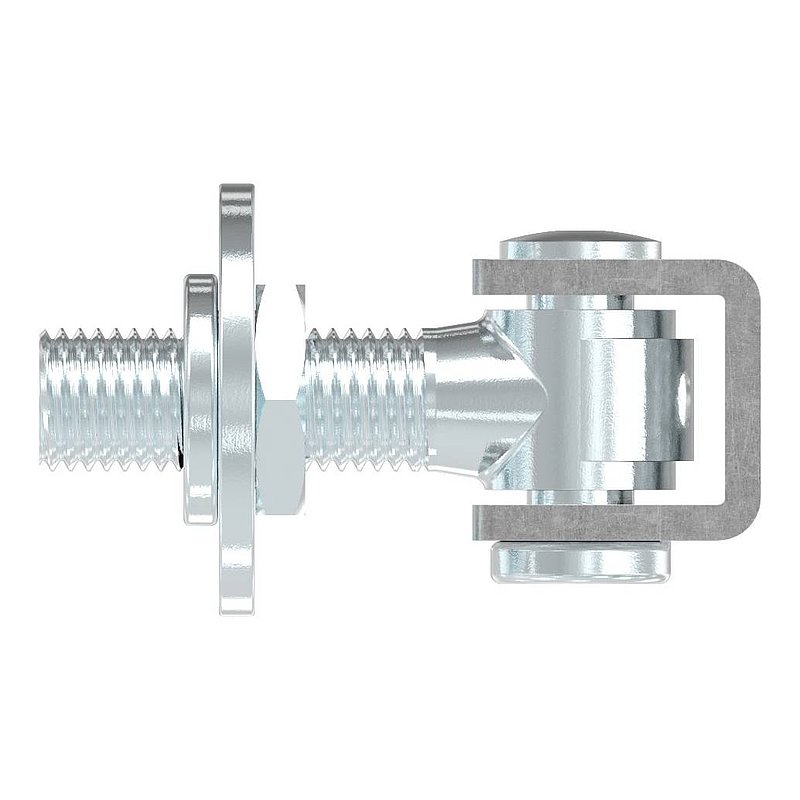 Door hinge M20, galvanised