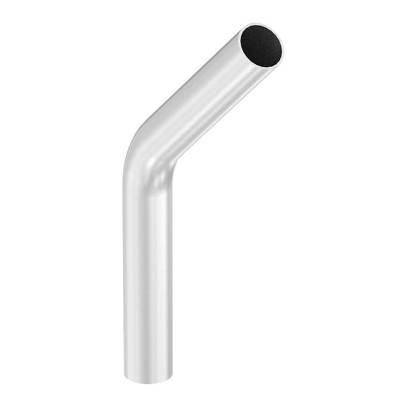 Tube bend 45°, made of 48.3x2.5mm tube, AISI304