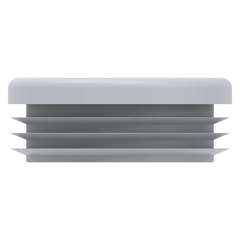 Plastic end cap for round tube 42.4 mm