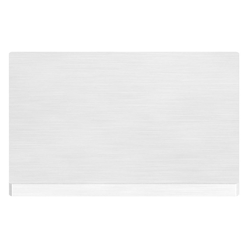 Plaque d'ancrage, 120x120x8mm, avec ponçage longitudinal, V2A
