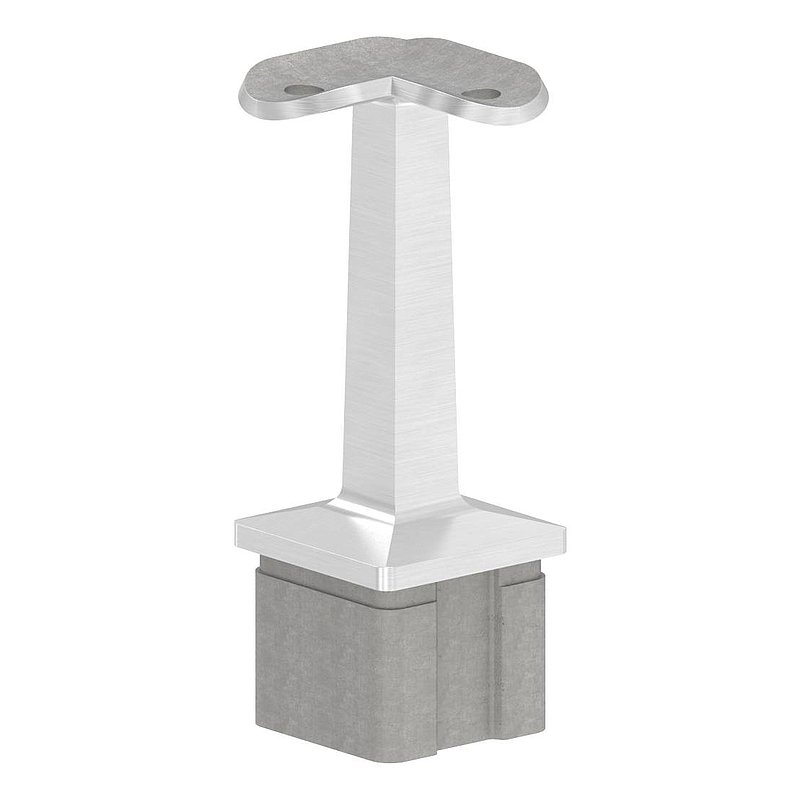 Handlaufhalter für Rohr 40x40mm, V2A