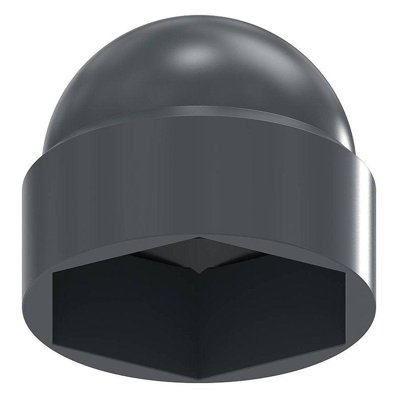 Sechskant-Schutzkappe für M12, RAL 7016