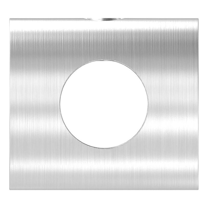 Querstabhalter (Montage zwischen zwei Flacheisen) mit 10,2mm Bohrung, V2A