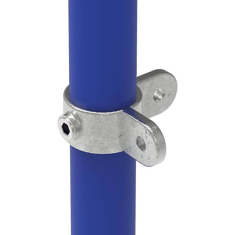 Halter mit 2 Laschen, 90°, für Rohr Ø 33,7mm