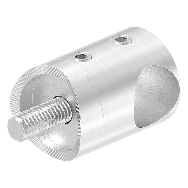 Querstabhalter für 42,4mm Rohr, 14,2mm Bohrung, V2A