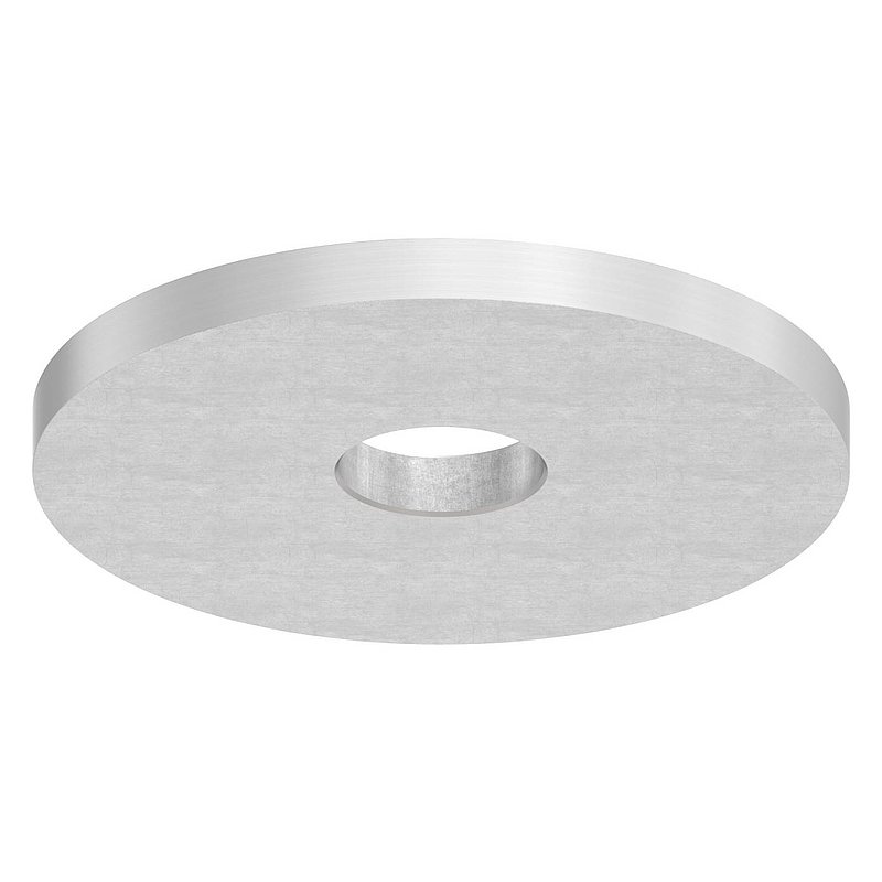 Plate, Ø 48.3mm, for welding on, AISI304