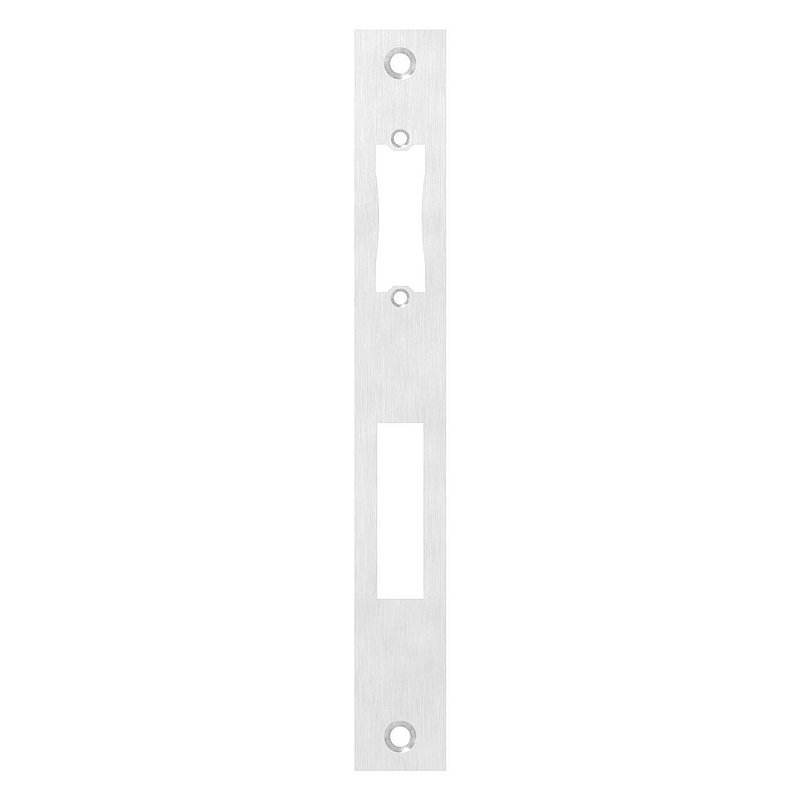 Stainless steel striking plate 242x30x3.0mm, for spacing 92mm, AISI304 (1.4301)