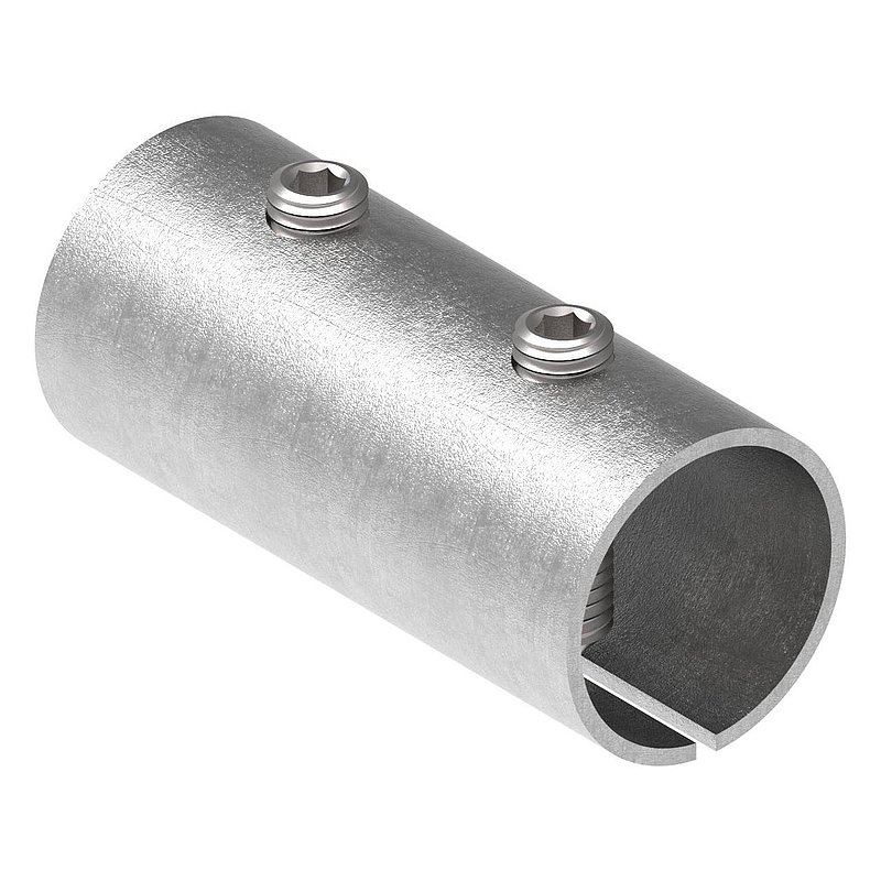 Verbindungshülse für Rohr 33,7x2,5mm, V2A