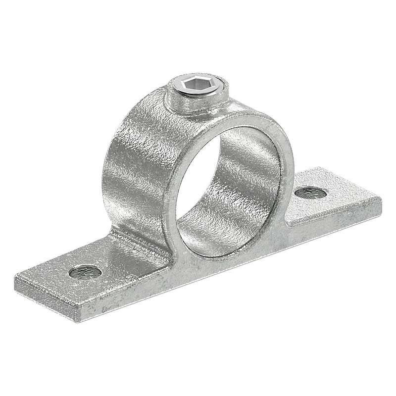 Collier à embase double, pour tube Ø 42,4mm