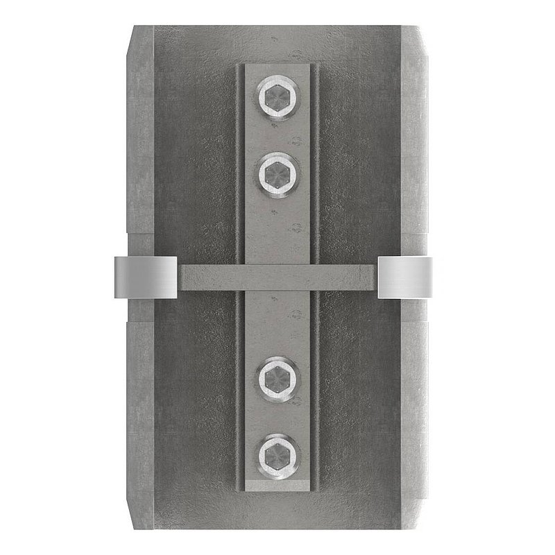 Rohrverbinder für Nutrohr 42,4mm, V4A
