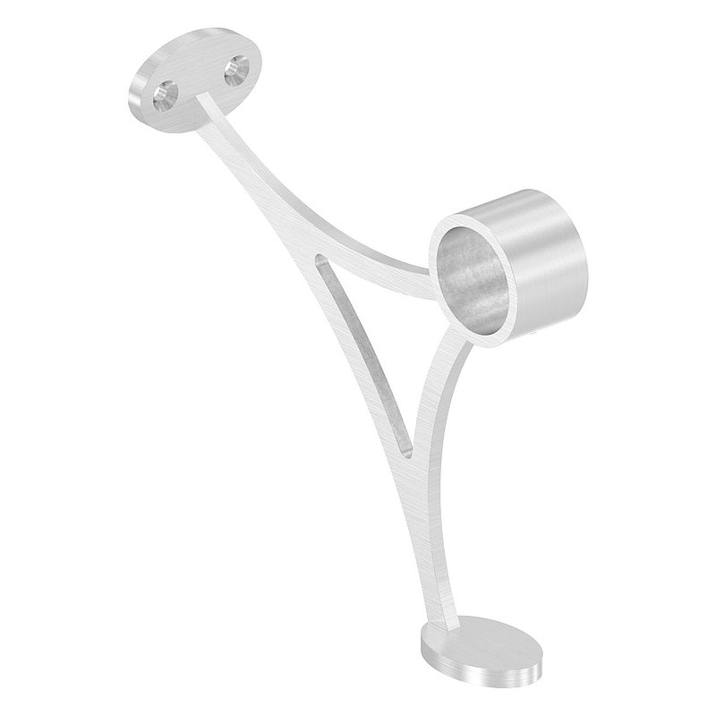 Fußlaufstütze, für Rohr 33,7mm, V2A