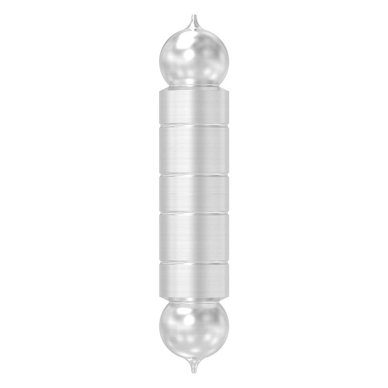 Anschweißband mit festem Stift glatt,  24mm, V2A