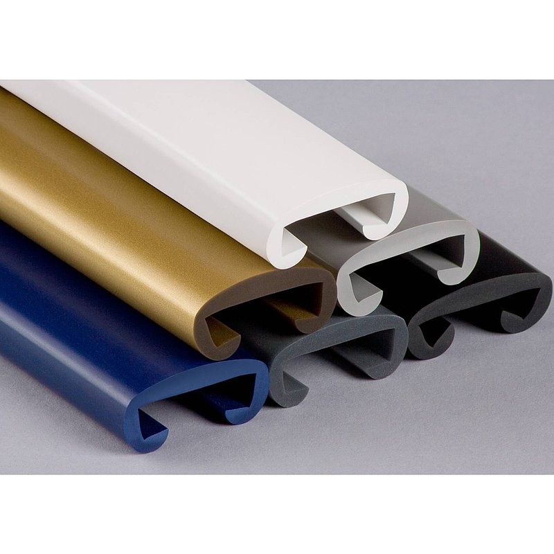 Kunststoffhandlauf für 30x8mm, signalweiß