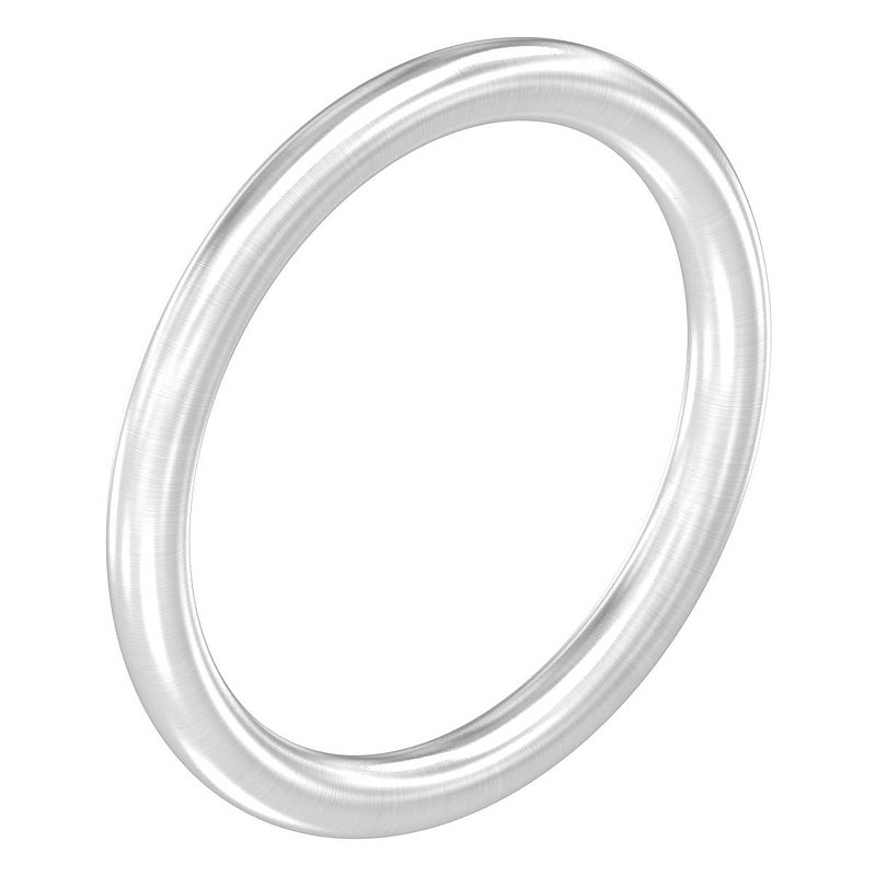 Anneau de Ø 12mm, Ø extérieur 120mm, V2A