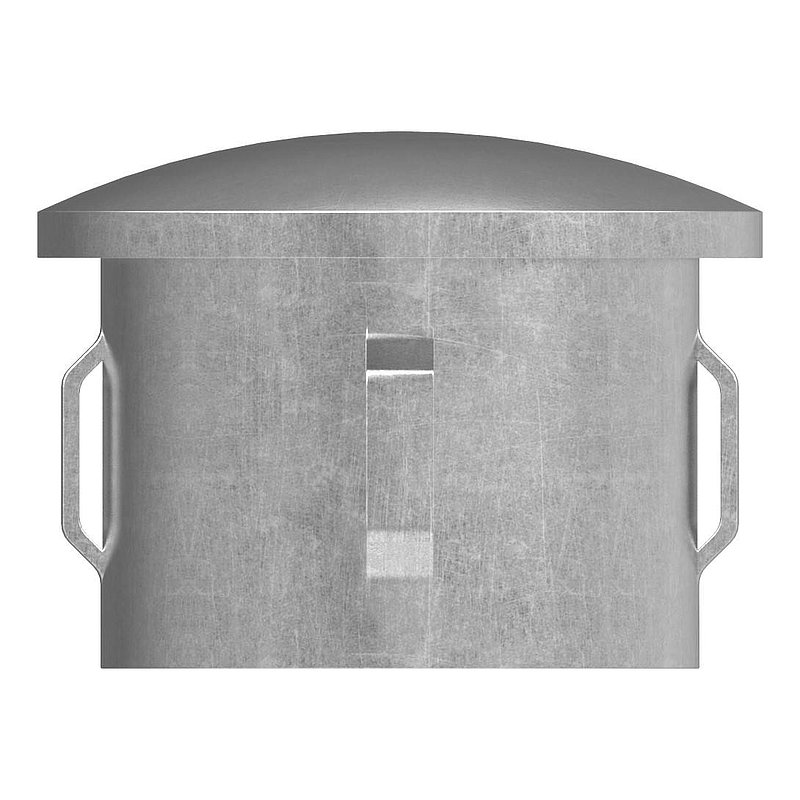 Steel end cap, for tube 42.4mm
