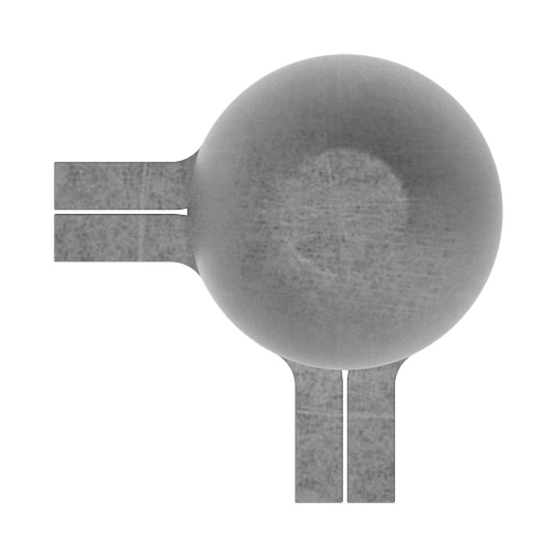 Weld-on hinge 2-piece, fixed spigot