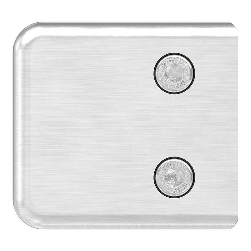 Glass clamp mod. 45, connection: 42.4mm, AISI316