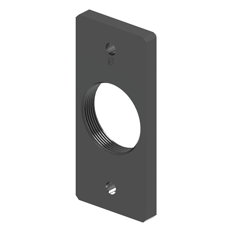 Montageplatte eckig 45x100mm