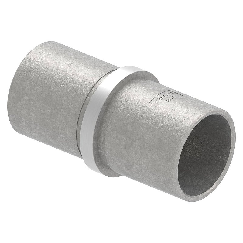 Verbindungsstück für Rohr 33,7x2,0mm, V4A