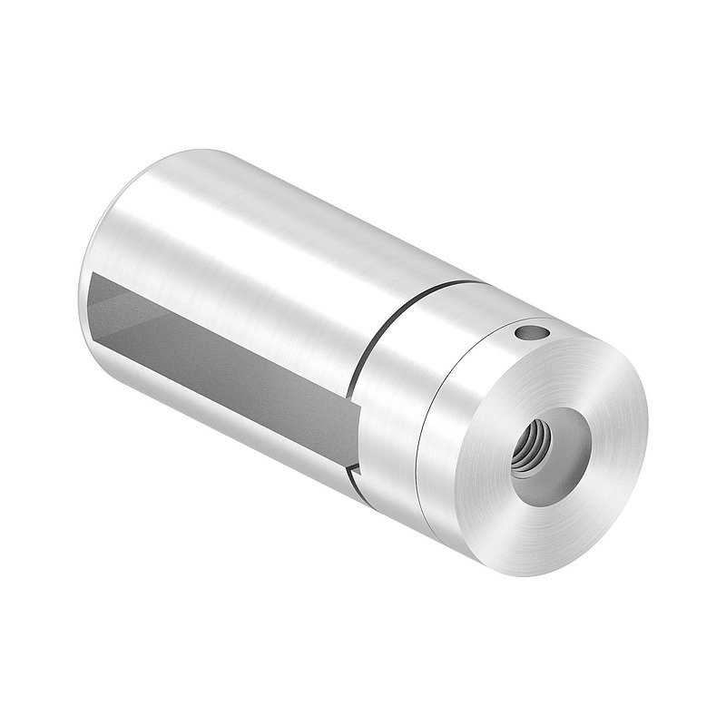 Brenk, support de base pour barreaux plats 50x8mm, ALU