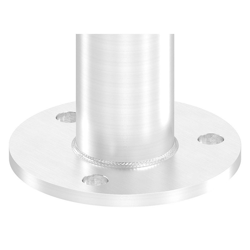 Stainless steel post AISI304 for floor mounting, H: 880mm