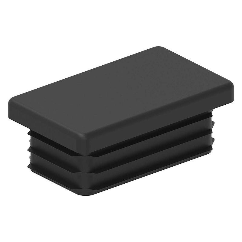 Bouchon plastique pour tube rectangulaire 50x30mm