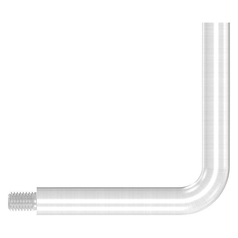Bracket Ø 12mm, 90° bent, AISI304