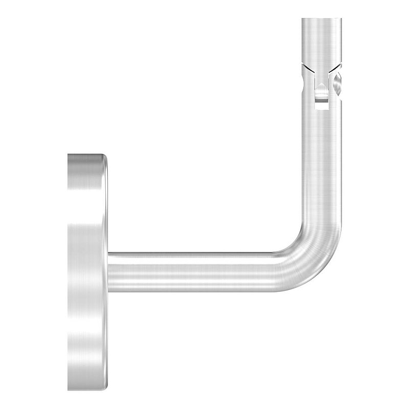Handlaufhalter inkl. Cliprosette (Ronde und Bügel verschweißt), V2A