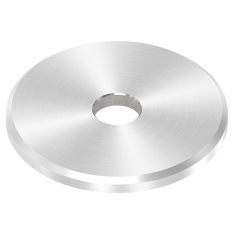 Beilagscheibe 40x3mm mit Fase, Bohrung 8,5mm, V2A