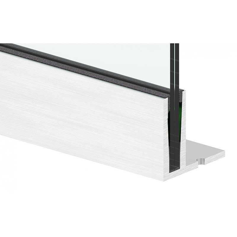 Alu-Profil ELEGANZA STRONG aufgesetzte Montage, L: 3000mm