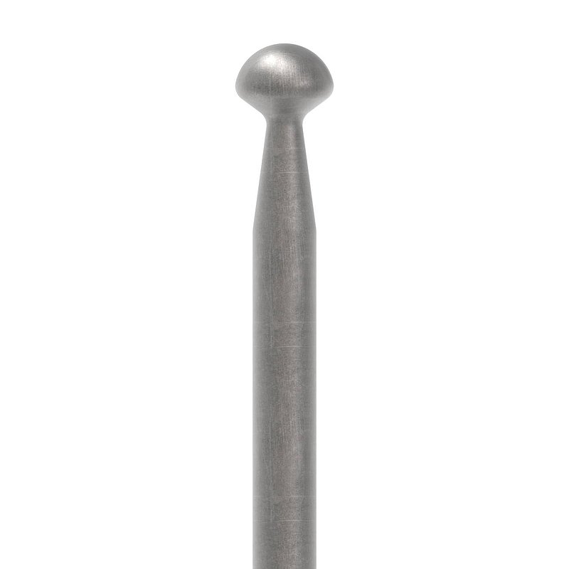 Fence bar Ø 12mm, H: 1100mm, conical with button semicircular