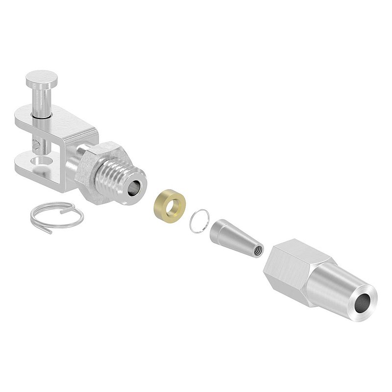 Gabelterminal zur Selbstmontage für Seil Ø 3mm, V4A