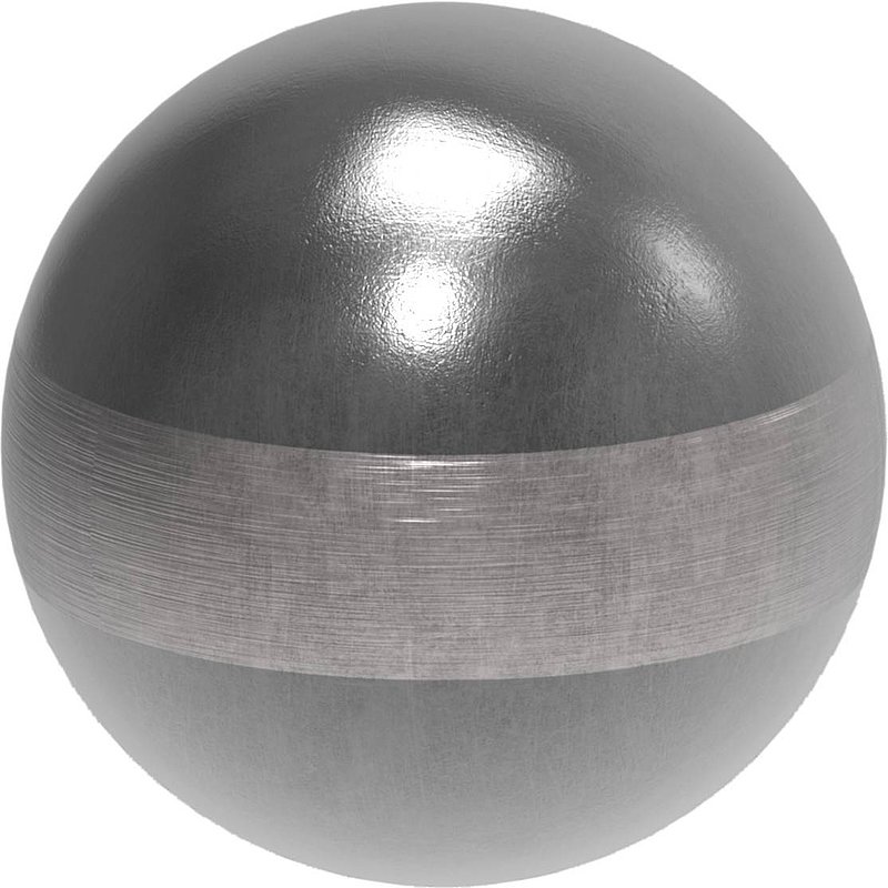 Eisenhohlkugel Ø 300x2,0 - 2,5mm