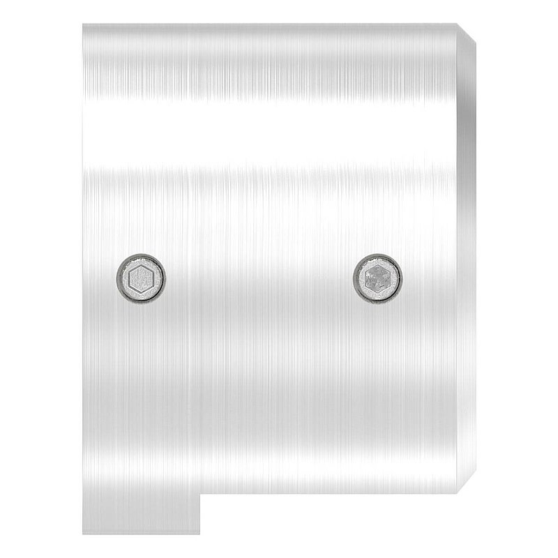 Wandbefestigung für Nutrohr 42,4mm, links, V4A