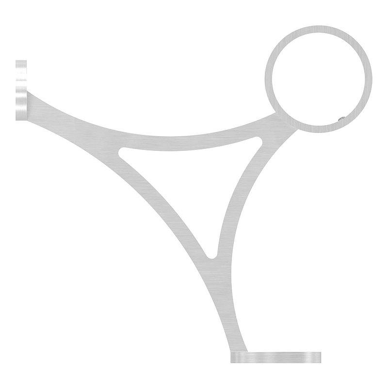 Fußlaufstütze, für Rohr 48,3mm, V2A