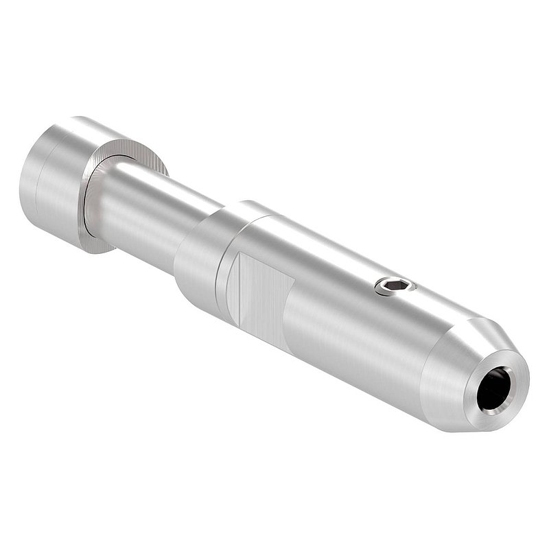 Cable holder for 4mm rope, AISI304