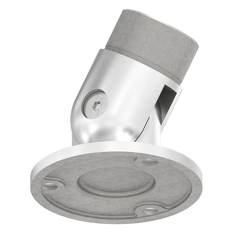 Wandhalter flexibel, für Rohr 48,3x2,0mm, V2A