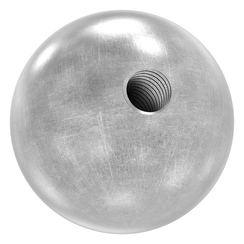 Boule pleine Ø25mm, avec taraudage M6