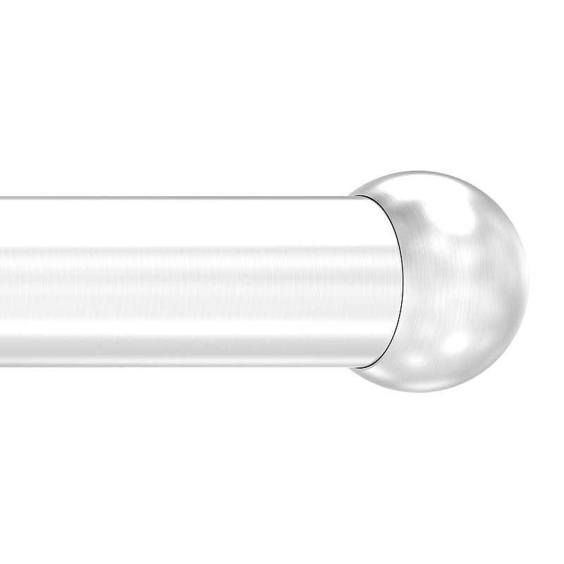 Rohrabschlusskugel hohl für 33,7mm Rohr, mit M8