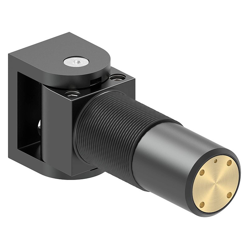 Self-closing hinge with screw-on stop/end track